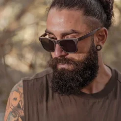 Aarni Blues Aurinkolasit, Eebenpuu (Polarisoitu)