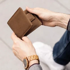 Aarni Korkkilompakko Kolikkotaskulla Rfid