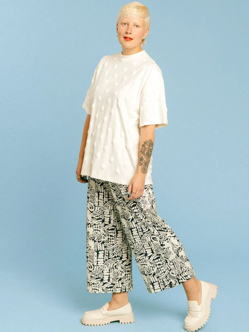 Aarre Alessia Culottes Housut, Atrium Navy