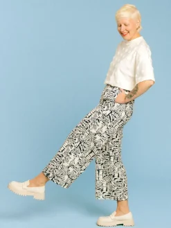 Aarre Alessia Culottes Housut, Atrium Navy