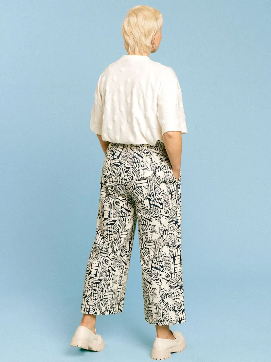 Aarre Alessia Culottes Housut, Atrium Navy