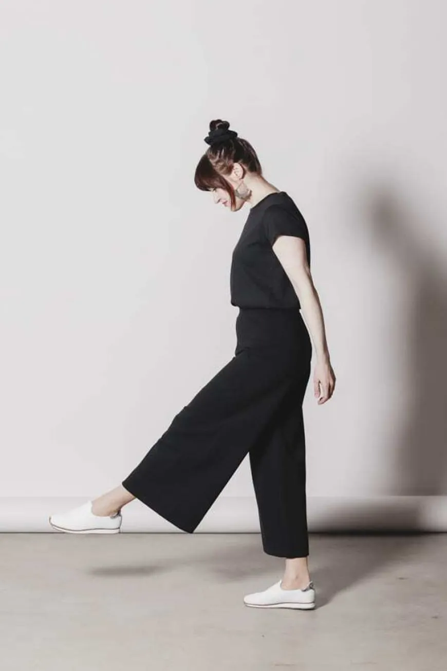 Aarre Alex Culottes Housut, Musta