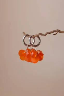 Butoni Flow Rengaskorvakorut, Hopea