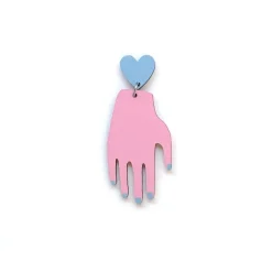 Hand Heart Nappikorvakorut