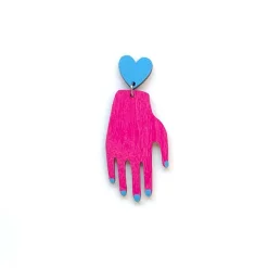 Hand Heart Nappikorvakorut