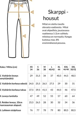 Hujaus Skarppi Housut, Musta