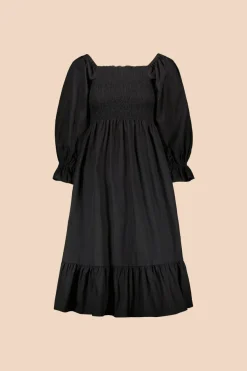 Kaiko Smock Mekko, Musta