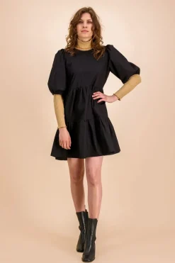 Kaiko Tiered Mini Mekko, Musta