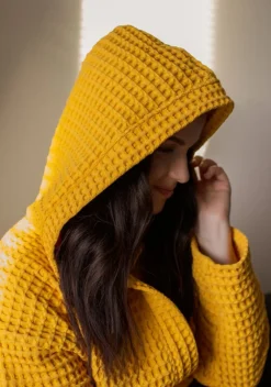 Keltainen Design Aikuisten Kylpytakki, Okra