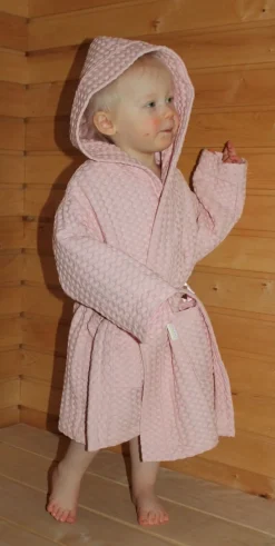 Keltainen Design Lasten Kylpytakki, Roosa
