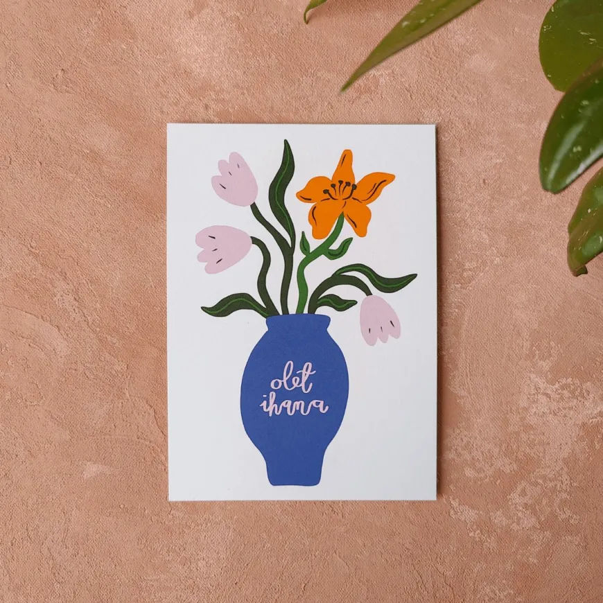 Olet Ihana Postikortti