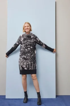 Papu Turtle Neck Mekko, Autumn Garden