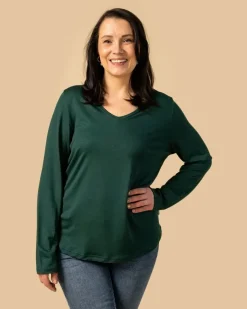 Riva Aava Pitkahihainen, Tummanvihrea