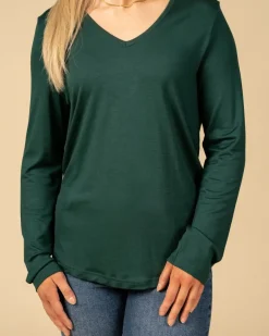 Riva Aava Pitkahihainen, Tummanvihrea