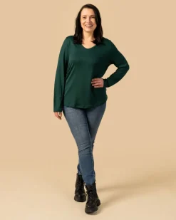 Riva Aava Pitkahihainen, Tummanvihrea