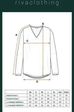 Riva Aava Pitkahihainen, Tummanvihrea