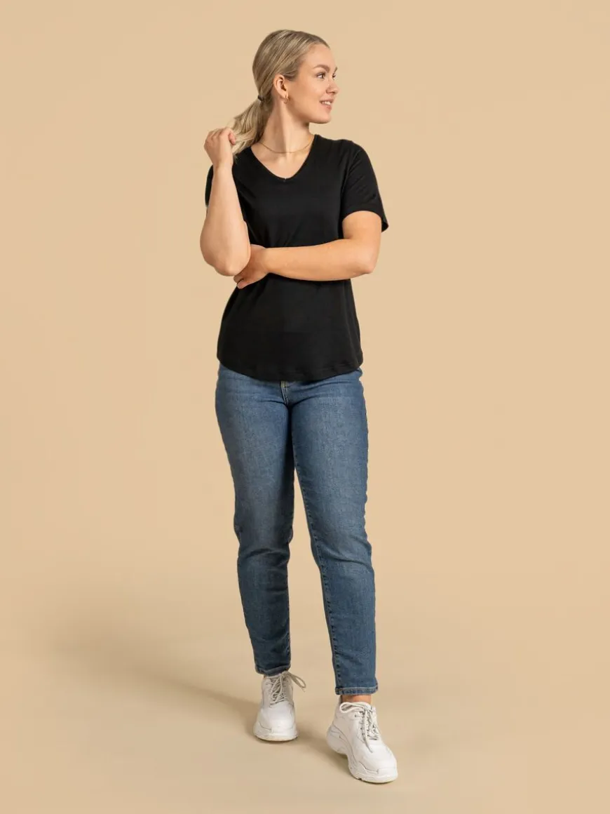 Riva Aava T-Paita, Musta