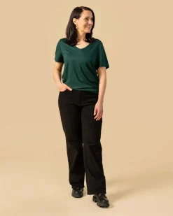 Riva Aava T-Paita, Tummanvihrea