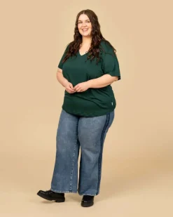 Riva Aava T-Paita, Tummanvihrea