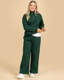 Riva Leveat Housut, Tummanvihrea