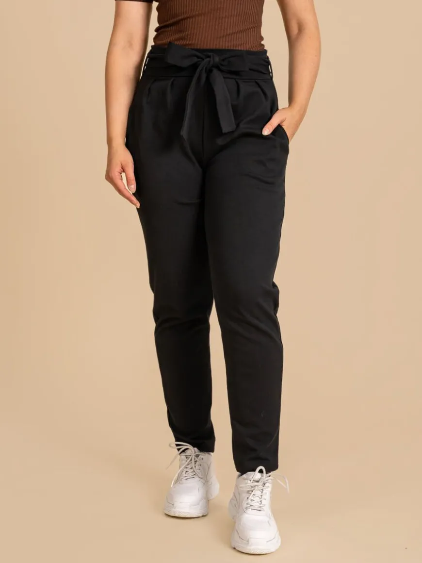 Riva Mukava Housut Lyhyt, Musta