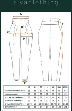 Riva Mukava Housut Lyhyt, Musta