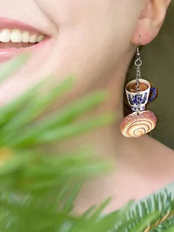 Sumppi Puusti Korvakorut, Sininen