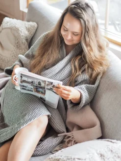 Tulppaani Vohvelikylpytakki, Nostalgia Harmaa